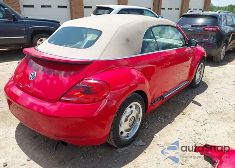 2013 Volkswagen Beetle 2.0T из США, поврежденный, VIN 3VW7A7AT5DM801567